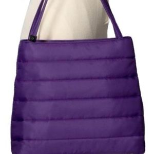 Eric Javits Purple Puffee Tote